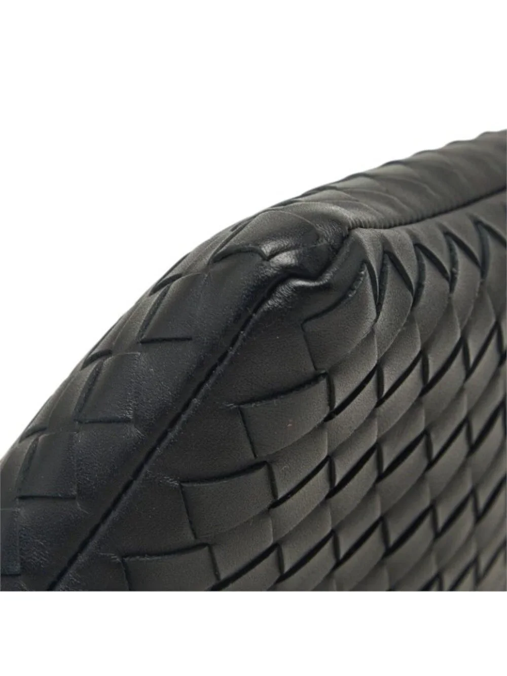 Bottega Veneta Intrecciato Clutch Black Leather